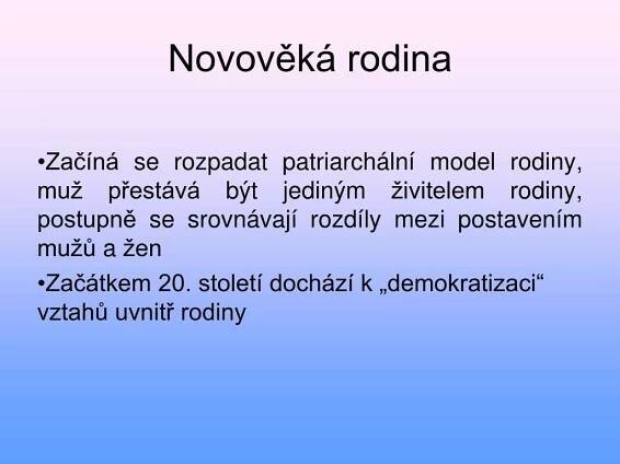 PPT - Rodina jako sociální skupina PowerPoint Presentation, free download - ID:5587343