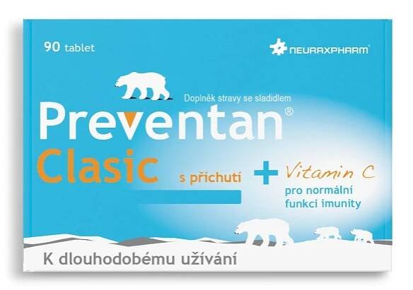 Preventan Clasic s příchutí tbl.90