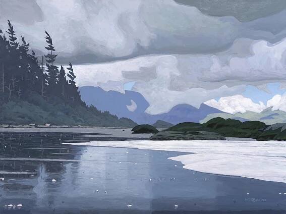  Pacific Rim 30 x 40 Acrylic on Canvas SOLD 
