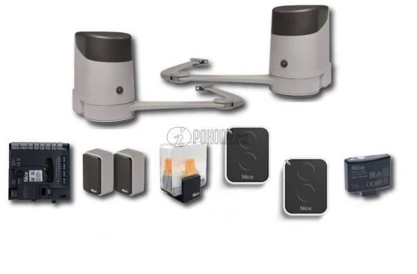 NICE HOPP KIT BD - kompletní sada s pohony HOPP pro dvoukřídlou bránu do 4,8m
