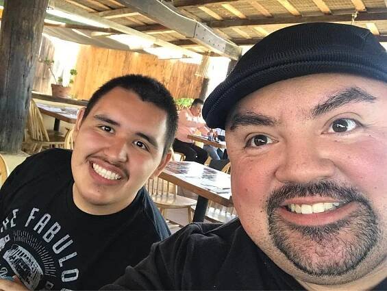 Gabriel Iglesias With His Stepson Frankie