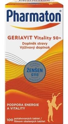 Pharmaton Geriavit Vitality 50+ 100 tablet