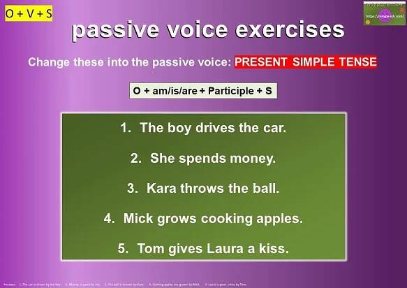Passive voice definition and examples - Mingle-ish