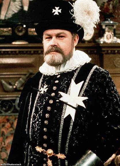 West plays the role of Edward VII in 1975. Newly-released documents have shown he left £15,000 to The Combined Theatrical Charities Appeals Council