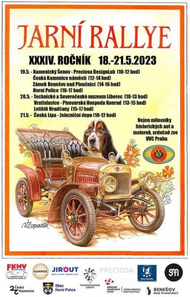 Jarní Rallye na zámku Benešov nad Ploučnicí, | www.sermiri.cz