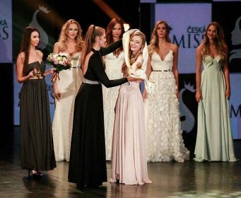 Vyhlášení české Miss 2018 v Gongu.Vyhlášení třetího místa - Tereza Křivánková