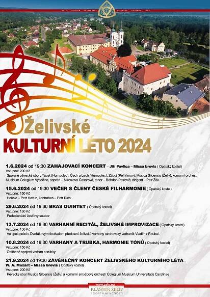 Želivské kulturní léto 2024: Želiv