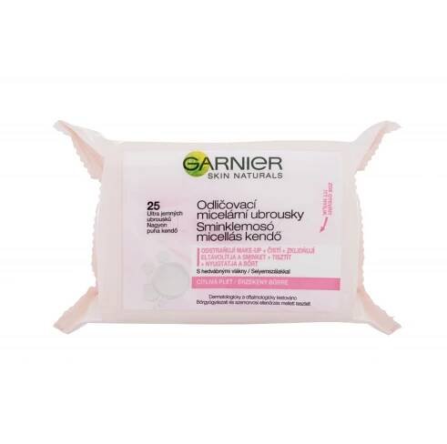 Garnier Essentials Cleansing Wipes Sensitive Skin Odličovací ubrousky pro ženy | ELNINO.CZ