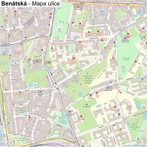 Benátská - mapy | Kurzy.cz