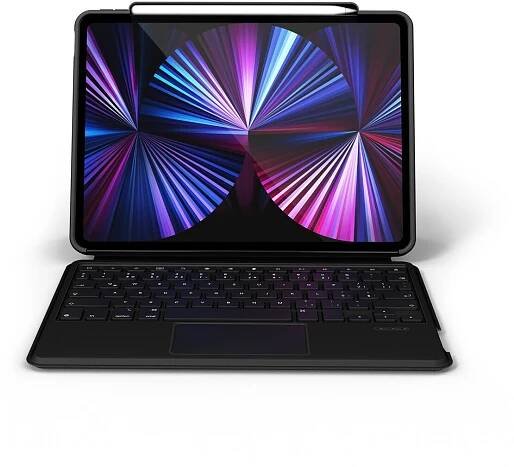 EPICO pouzdro s klávesnicí pro iPad Pro 12,9" 2022/2021 (čeština) černá - Pouzdra s klávesnicí - Obrázek WLM5700301