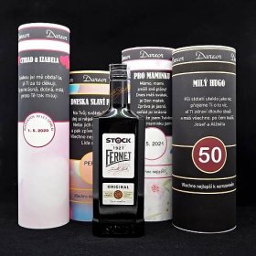 Fernet Stock Original – dárkové balení alkoholu s potiskem na přání