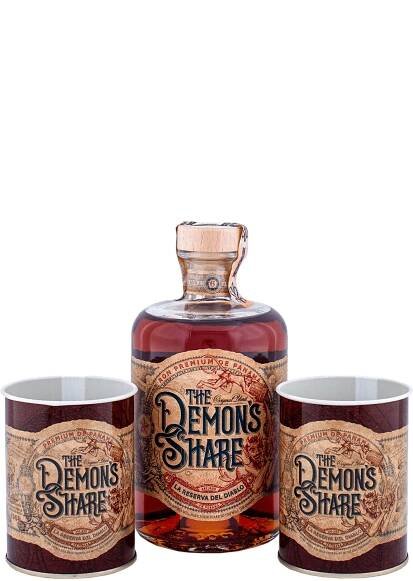 The Demon's Share Rum Set s 2 Pohármi - Qualit.sk - Donáška alkoholu Prešov