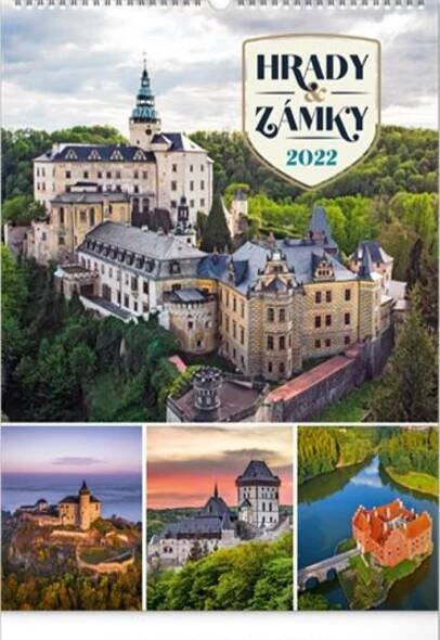 Nástěnný kalendář Hrady a zámky 2022