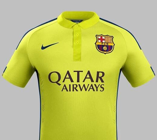 FC Barcelona 14-15 (2014-15) Home, Away and Third Kits