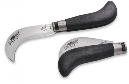 kapesní nůž OLD BEAR® PRUNING - STAINLESS STEEL, BLACK LAMINATED HANDLE L 9747/21_MNK