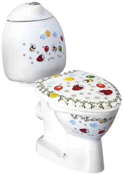 SAPHO - KID WC kombi dětské, zadní odpad, dekor CK311.400.0F
