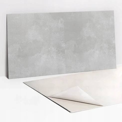 Nástěnná samolepicí PVC podlahová krytina s dekorem Šedá textura 100 x 50 cm