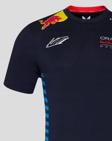 Red Bull tričko, Castore, Sergio Perez, modrá - FansBRANDS®