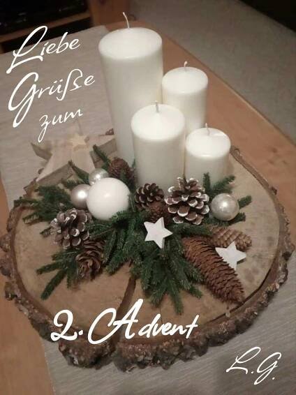 Pin von Dagmar Woll auf Advent und Weihnachten | Baumscheiben deko weihnachten, Deko weihnachten, Tischdekoration weihnachten
