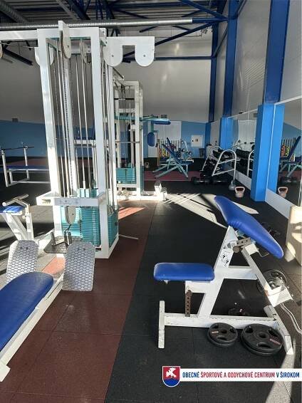 FITNESS/GYM - OŠOC | Obecné športové a oddychové centrum v Širokom