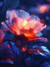 Glowing Flower ipad Background