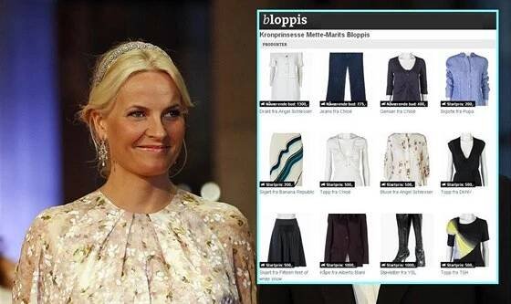 Norská princezna Mette-Marit prodává své oblečení na internetu.