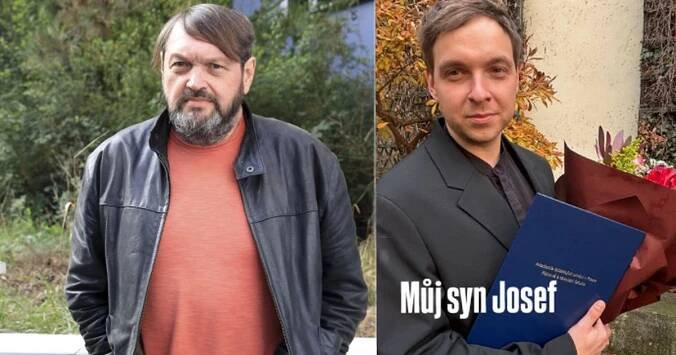 Hrdý otec Pepa Kokta: Syn Josef získal pátý vysokoškolský titul!