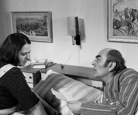 Bakaláři - Telegram - Z filmu - Blažena Holišová, Josef Bláha