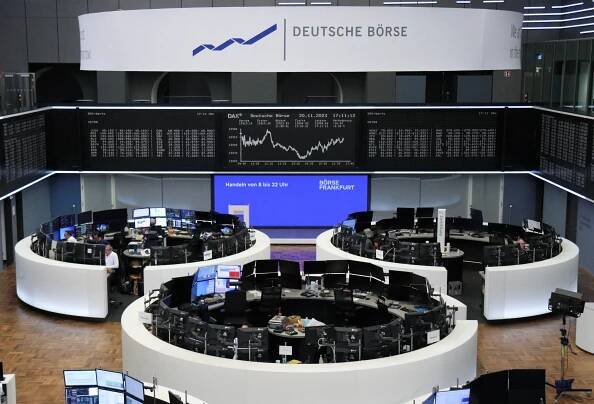 German share price index DAX graph is pictured at the stock exchange in Frankfurt