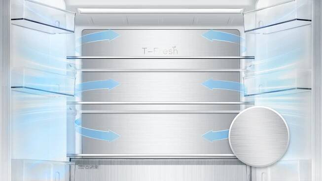 Americká lednice TCL RC456CSD0