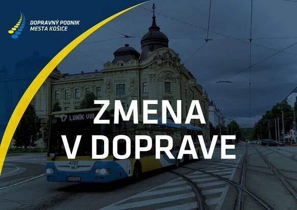 ZMENA V DOPRAVE | Dopravný podnik mesta Košice