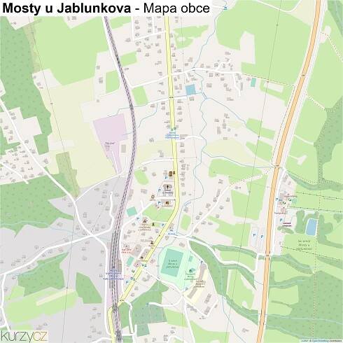 Mosty u Jablunkova - mapy | Kurzy.cz