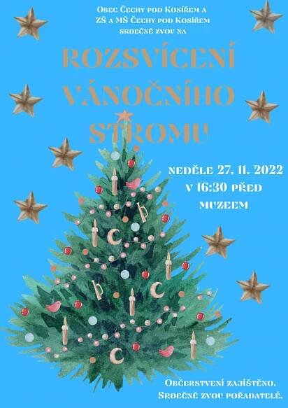 Rozsvícení vánočního stromku