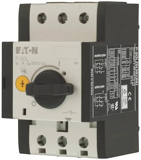 EATON 120935 P-SOL30 Odpínač 1000V/DC, 26A, 2pól