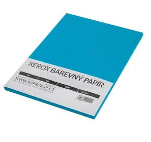 Papír barevný A4 80g sv. modrý 100ls xerox