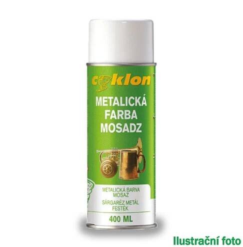 Cyklon Metalická barva - mosaz, mosazná barva sprej 400ml, 1901201