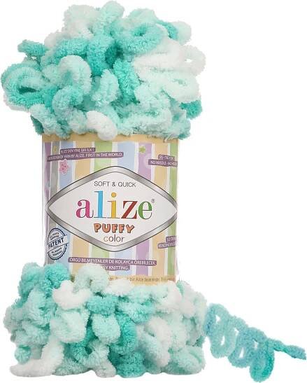 Pletací příze: Alize Puffy Color 5920 Pletací příze