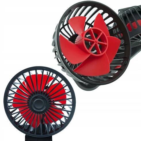 VENTILÁTOR DO AUTA 24V VĚTRÁČEK SE 3 HLAVAMI 360° 2 RYCHLOSTI + VŮNĚ Váha výrobku včetně jednotkového obalu 0.3 kg