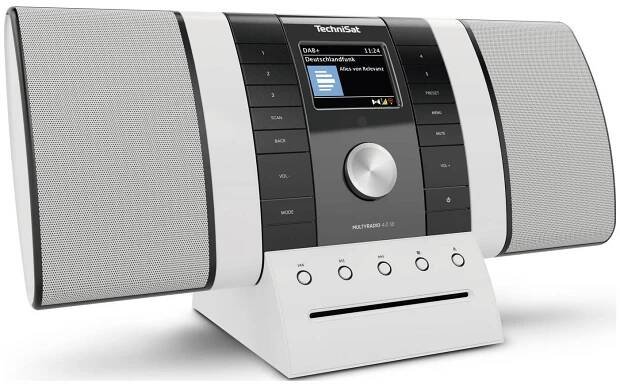 TechniSat MULTYRADIO 4.0 SE, schwarz/weiß 0001/3983 internetové stolní rádio, DAB+, FM, černá, bílá
