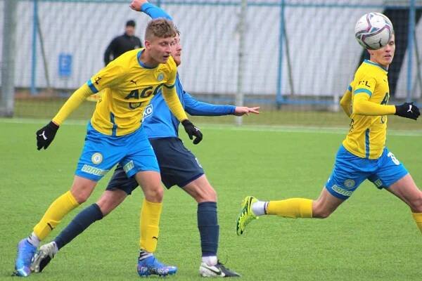 Zimní příprava: FK Teplice B - Jiskra Domažlice (modří) 6:1.
