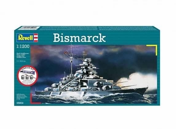 Revell Bismarck (1:1200) (starter set)