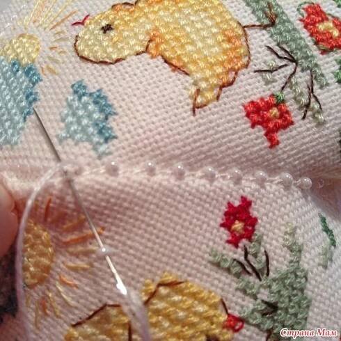 Пасхальный колокольчик #3 "Весенний цыпленок", Схема + МК по сборке :-) | Easter crafts, Cross stitch, Crafts