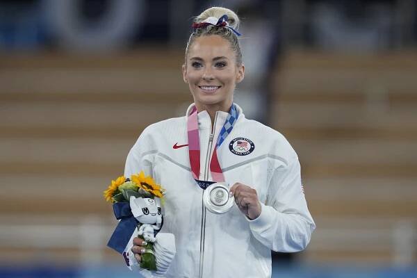 MyKayla Skinner won silver at the Summer Games in Tokyo.