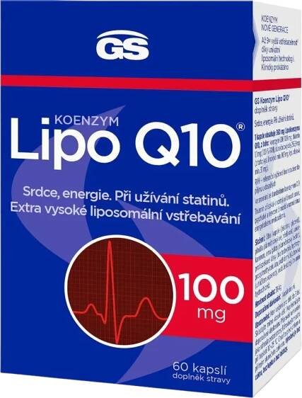 Popis GS Koenzym Lipo Q10 100 mg 60 kapslí - NajduZboží.cz