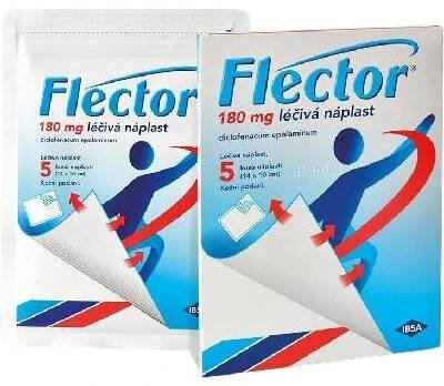 FLECTOR 180 mg léčivá náplast 5 ks