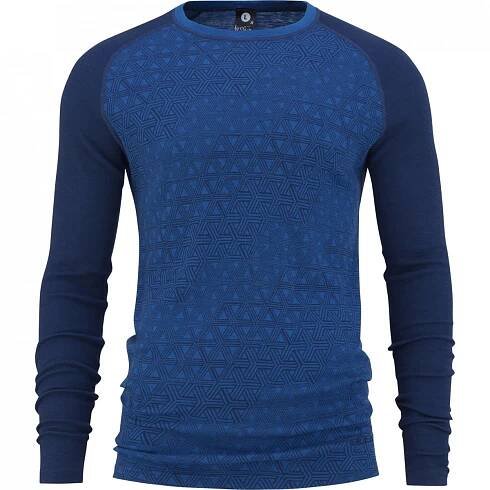 Pánské - Trička s dlouhým rukávem - Bula Geo Crewe DSky | Merino sport