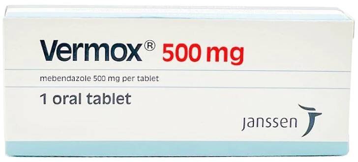 mebendazol tablety