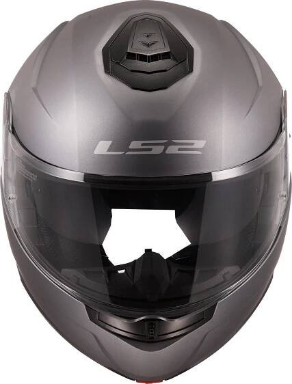 LS2 FF908 Strobe II Solid Matt Titanium, XL
