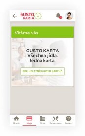 Gusto Karta – Benefit Card User Web App :: Behance