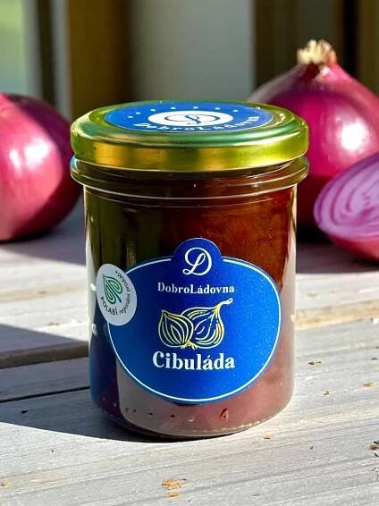 Cibuláda - cibulové čatní Jemně pikantní sladko - kyselá, vhodná k masu a sýrům